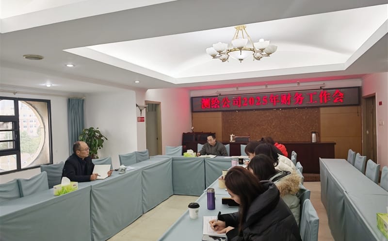 测绘公司召开2025年财务事情会