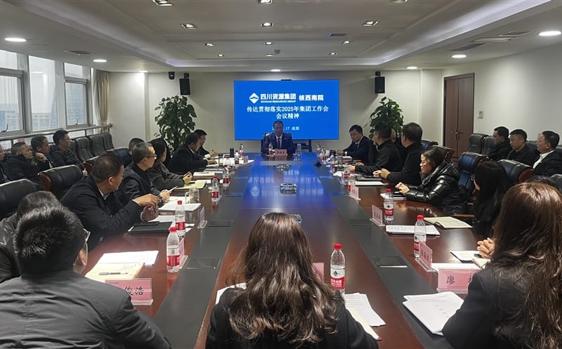 凝心聚力担使命 踔厉高昂谱新篇┃ 核西南院贯彻落实2025年四川尊时凯龙集团 事情会聚会精神