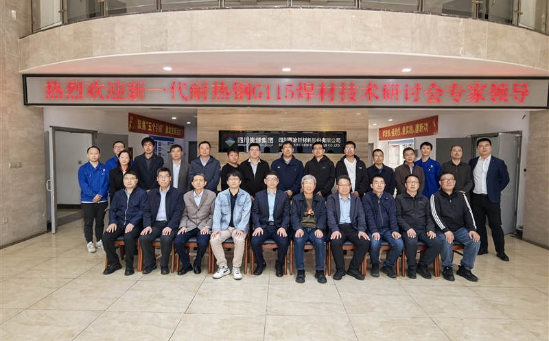 “先进超超临界电站用新一代耐热钢G115配套焊接质料”手艺判断会在成都乐成召开