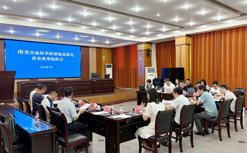 南充市营山县森林草原湿地荒原化普查事情顺遂通过市级验收