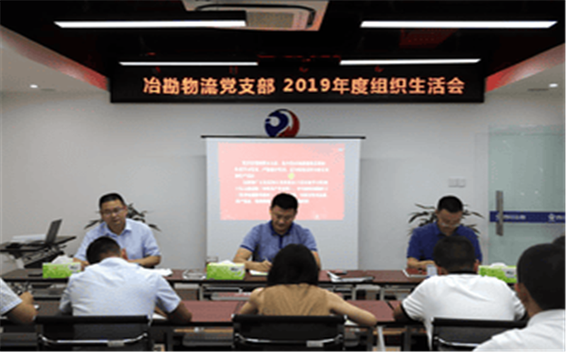 中共四川省冶勘物流有限公司支部委员会 召开2019年度组织生涯会
