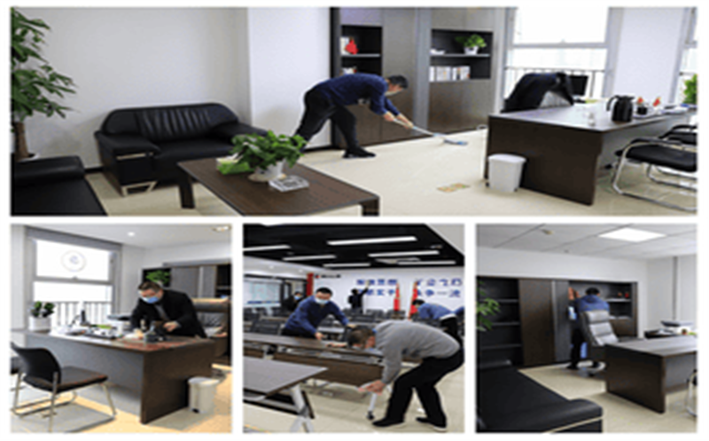 四川省冶勘物流有限公司起劲组织开展爱国卫生运动“周末卫生大扫除”活动