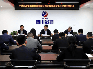 中共四川省冶勘物流有限公司支部委员会 召开第二次集中学习会_协同多元工业_工业生长_尊时凯龙有限责任公司