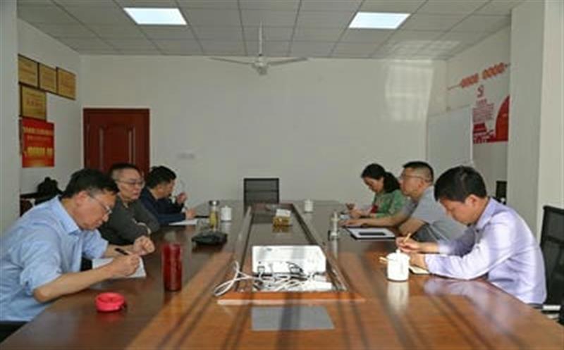 地矿集团董事长张劲松一行赴和地矿业调研指导事情