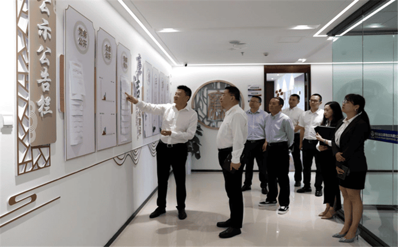 集团总司理江涛一行莅临冶勘物流公司调研指导