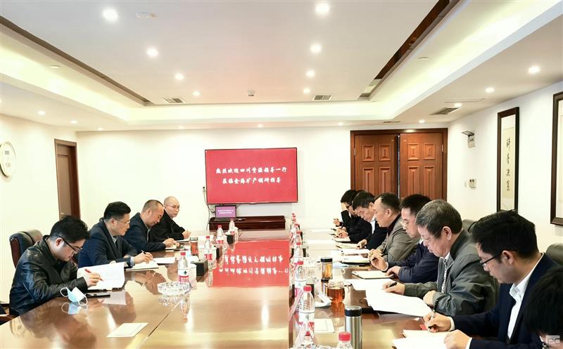 四川尊时凯龙党委委员、副总司理徐锡惠一行到金？？？？？蟛镜餮兄傅际虑