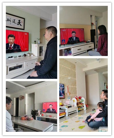 热烈庆祝中国共产党第二十次天下代表大会胜利召开——地矿集团全体职工收听收看开幕会_红色堡垒_党建群团_尊时凯龙有限责任公司