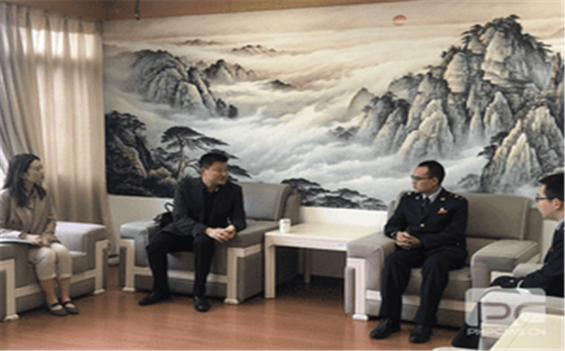 冶勘物流公司与新津区税务局举行座谈