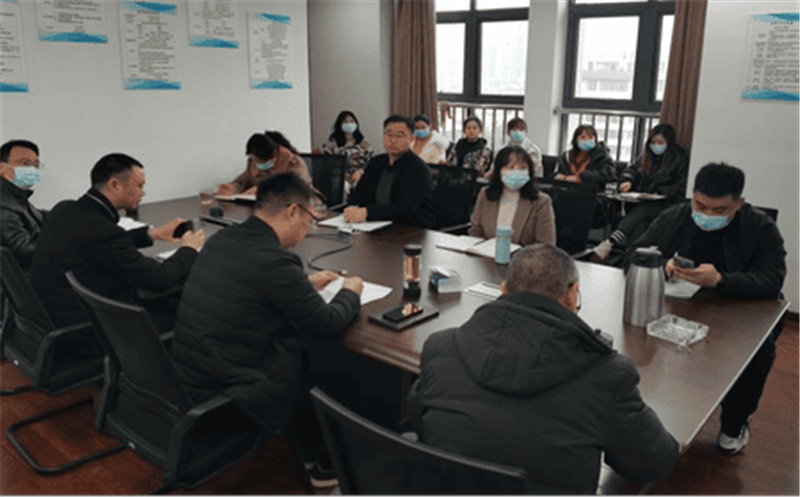 众城房产组织召开深入转达学习四川尊时凯龙集团2022年党委（扩大）聚会精神专题学习会