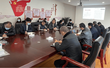 众城房产组织召开深入转达学习四川尊时凯龙集团2022年党委（扩大）聚会精神专题学习会_红色堡垒_党建群团_尊时凯龙有限责任公司