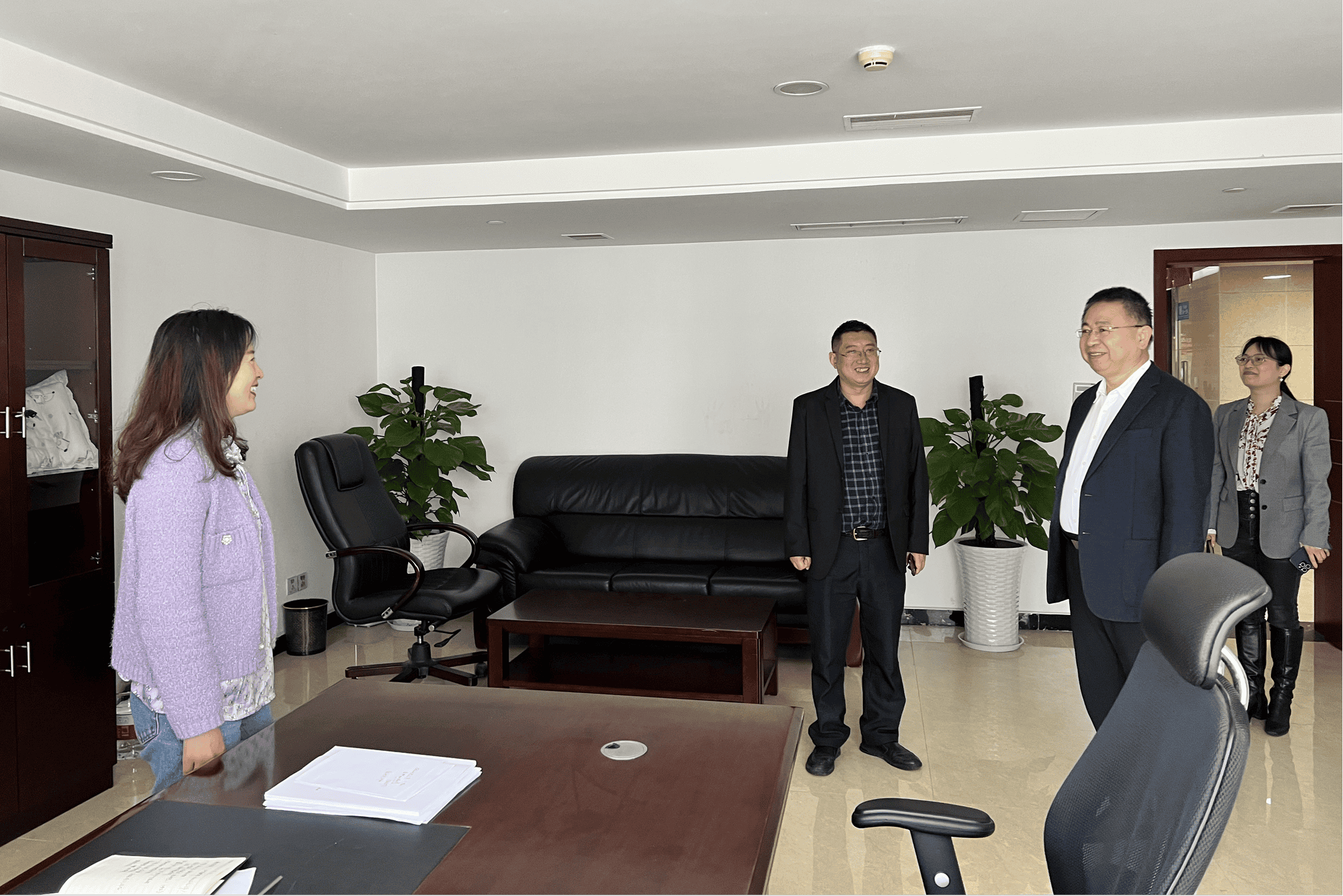 江涛一行到金核地勘公司调研指导事情_尊时凯龙新闻_新闻中心_尊时凯龙有限责任公司