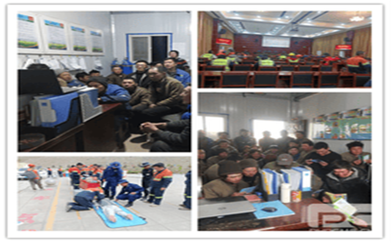 人人讲清静，，，，个个会应急丨华锋钻探项目部开展清静生产月系列活动