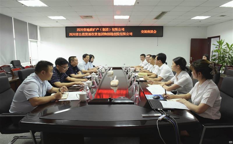 物探院与地矿集团开展交流座谈