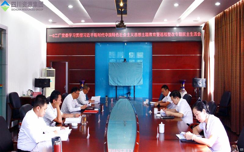 102厂召开学习贯彻习近平新时代 中国特色社会主义头脑主题教育暨巡视整改 专题民主生涯会