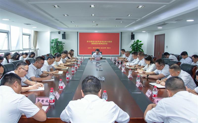 集团向导到核西南院开展学习贯彻习近平总书记来川视察主要指示精神宣讲并指导班子专题民主生涯会