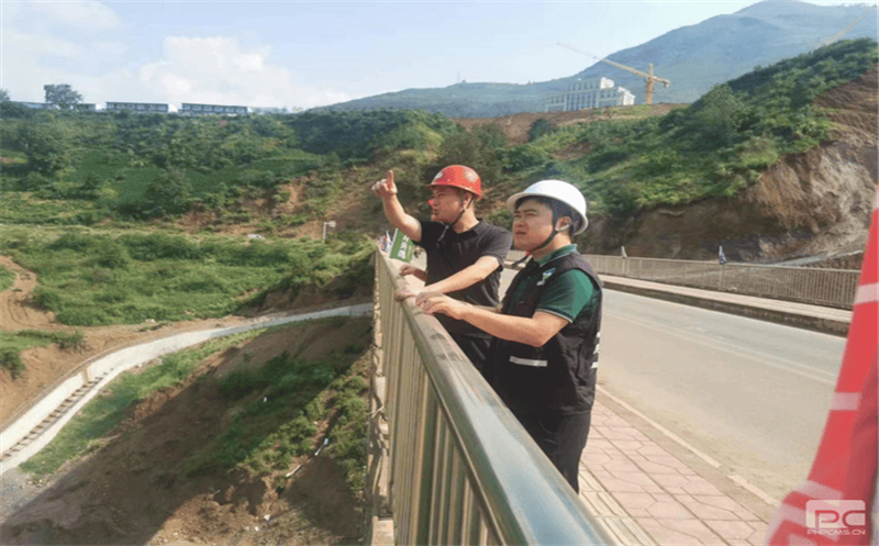 兴蜀设计集团总司理钱霄一行到金阳县开展防灾减灾和清静生产督导检查事情