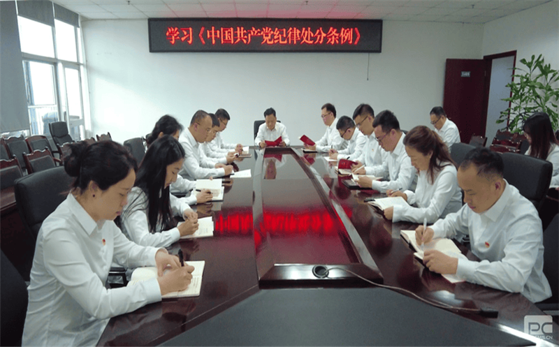 增强规则意识，，严守纪律底线 ——物探院组织学习新修订《中国共产党纪律处分条例》