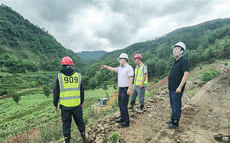 攀西公司赴会理市2024年度地质灾难综合治理项目一线检查指导事情