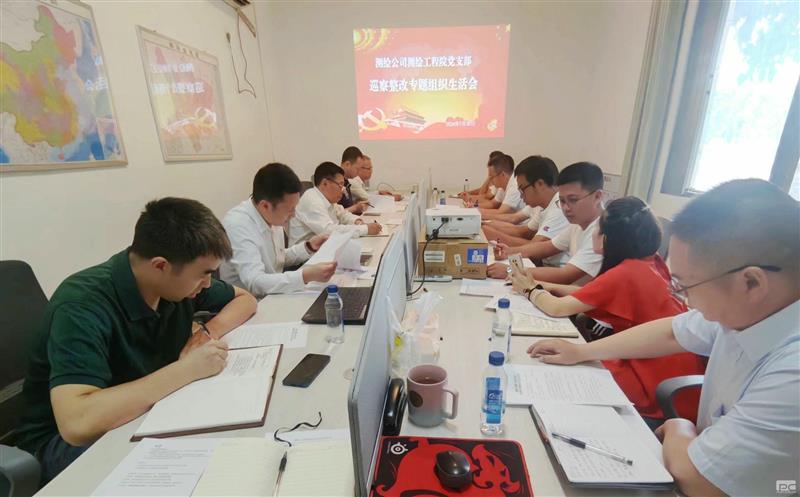 测绘公司测绘工程院党支部召开巡察整改专题组织生涯会