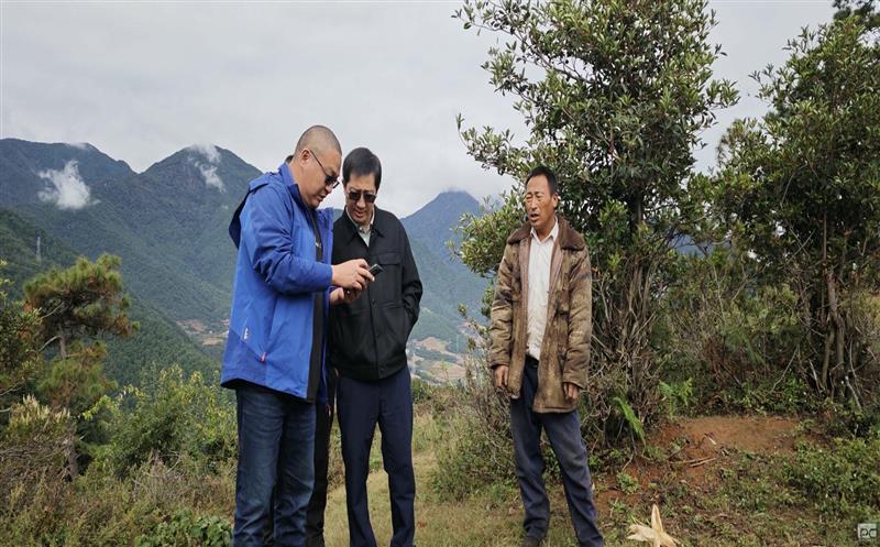 矿勘集团向导到西昌市太和外围钒钛磁铁矿普查项目一线检查指导事情 