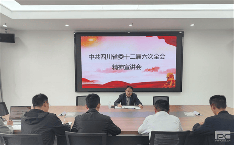 产融生长公司向导赴白银新质料公司宣讲省委十二届六次全会精神