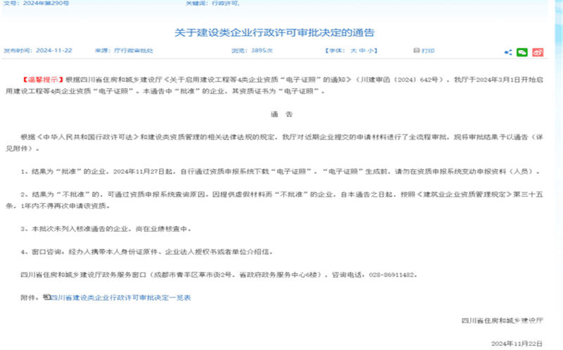 中成集团圆满完成20项资质延续事情